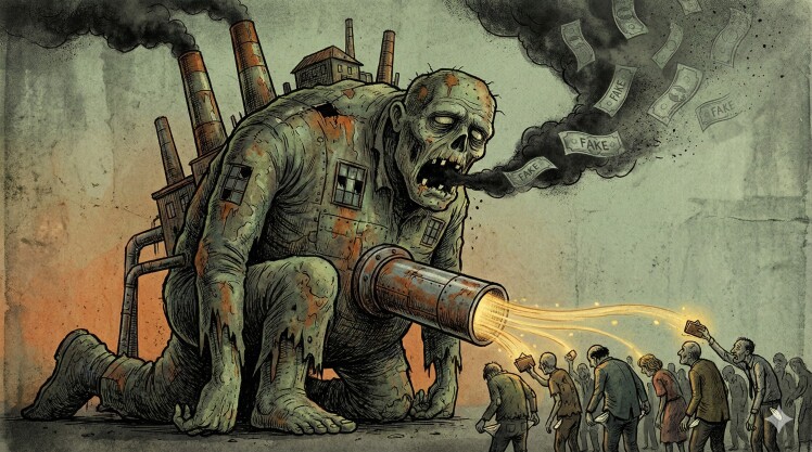 کارخانه تولید پولِ پوچ؛ چرا «بانک‌های زامبی» جیب ما را می‌زنند؟